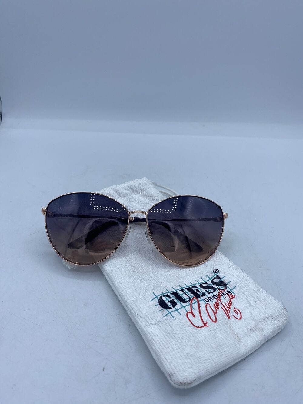 Guess GU7746 28Z White Print Rose Metal Sunglasses Frame 66 β‘ 14 135 +3